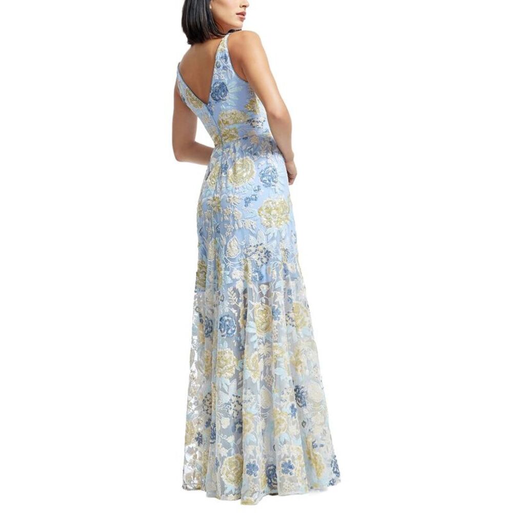 Dress The Population Womens  Samira Maxi Dress, Blue - Picture 2 of 3
